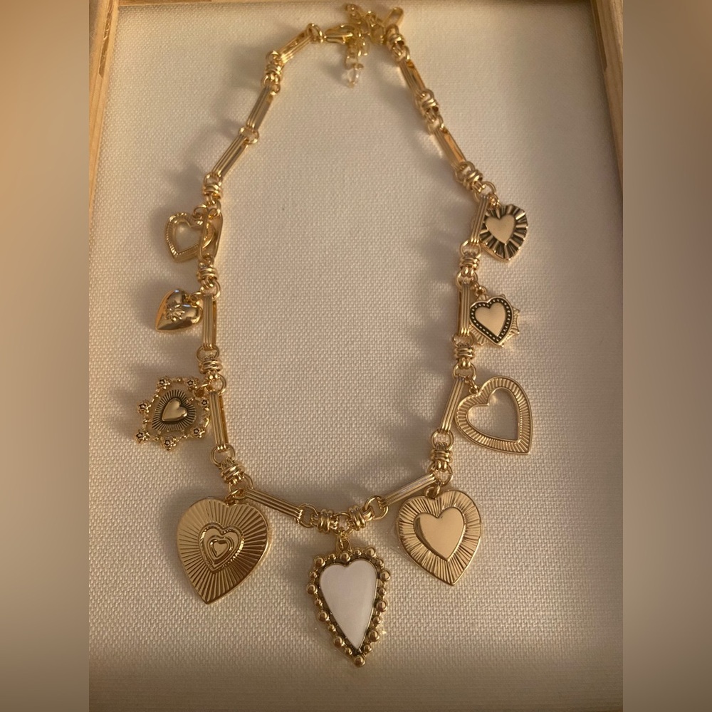 Brinker + Eliza queen of hearts necklace